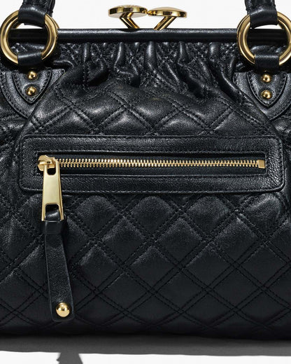 Re-Edition Quilted Leather Stam Bag Black Marc Jacobs / BAGS