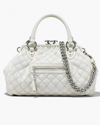 Re-Edition Quilted Leather Stam Bag Cloud White Marc Jacobs / BAGS