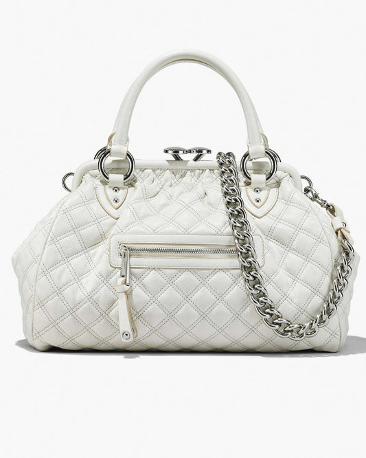 Re-Edition Quilted Leather Stam Bag Cloud White Marc Jacobs / BAGS