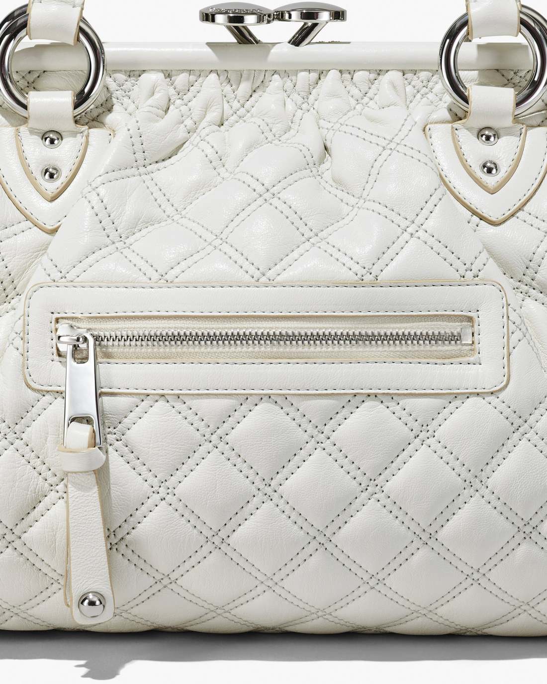 Re-Edition Quilted Leather Stam Bag Cloud White Marc Jacobs / BAGS