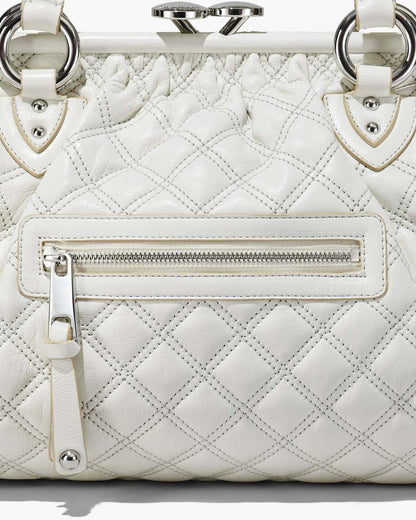 Re-Edition Quilted Leather Stam Bag Cloud White Marc Jacobs / BAGS