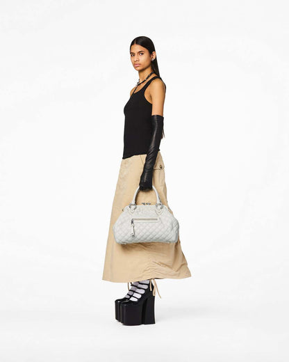Re-Edition Quilted Leather Stam Bag Cloud White Marc Jacobs / BAGS
