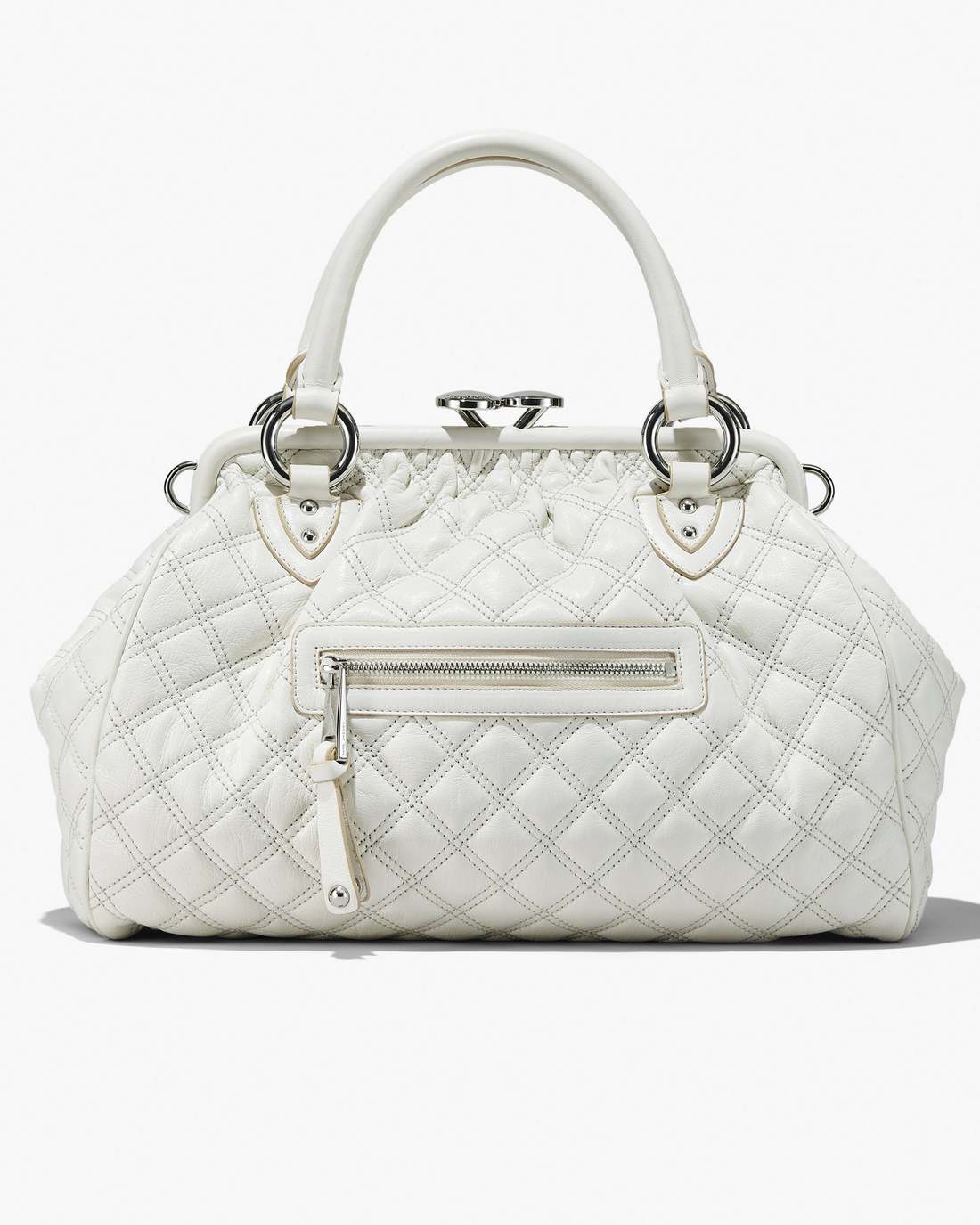 Re-Edition Quilted Leather Stam Bag Cloud White Marc Jacobs / BAGS