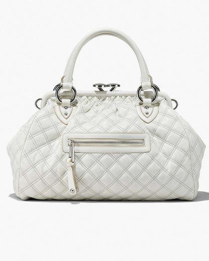 Re-Edition Quilted Leather Stam Bag Cloud White Marc Jacobs / BAGS