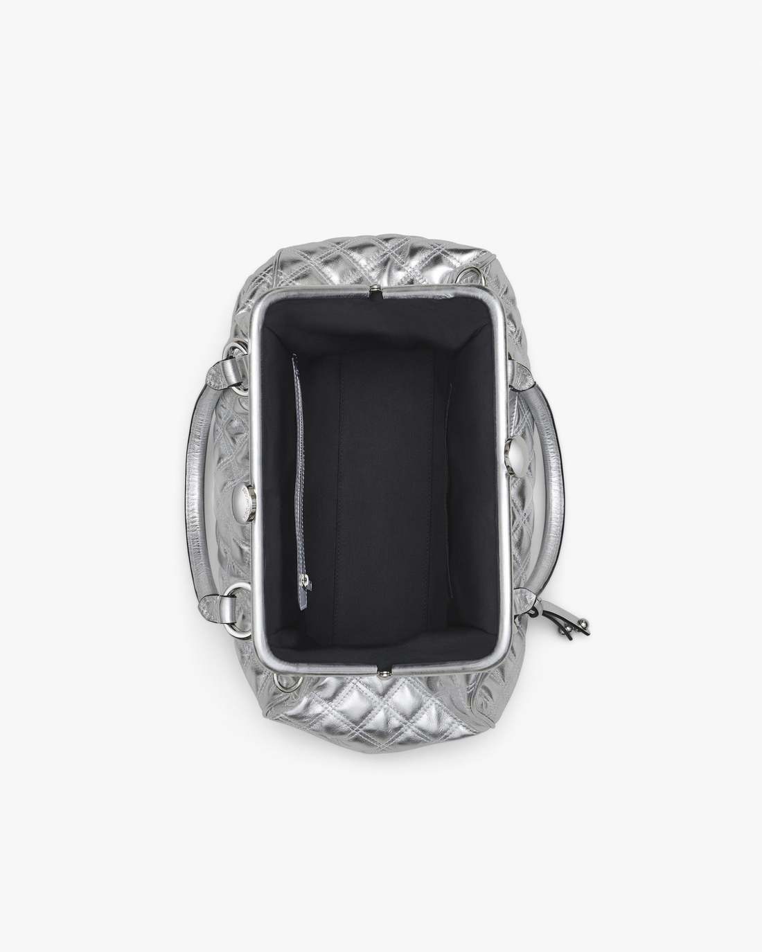 Re-Edition Quilted Metallic Leather Stam Bag Silver Marc Jacobs / BAGS
