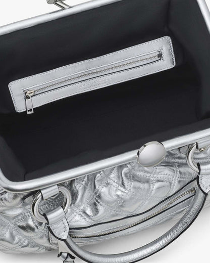 Re-Edition Quilted Metallic Leather Stam Bag Silver Marc Jacobs / BAGS