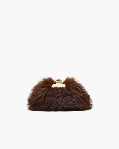 The Faux Fur Glam Small Clutch Dark Brown Marc Jacobs / BAGS|NEW ARRIVALS