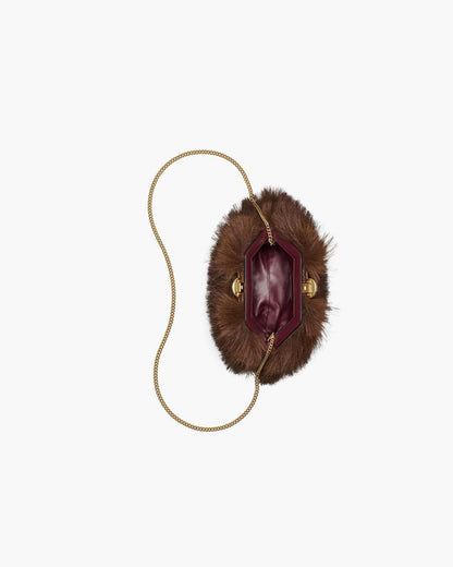 The Faux Fur Glam Small Clutch Dark Brown Marc Jacobs / BAGS|NEW ARRIVALS
