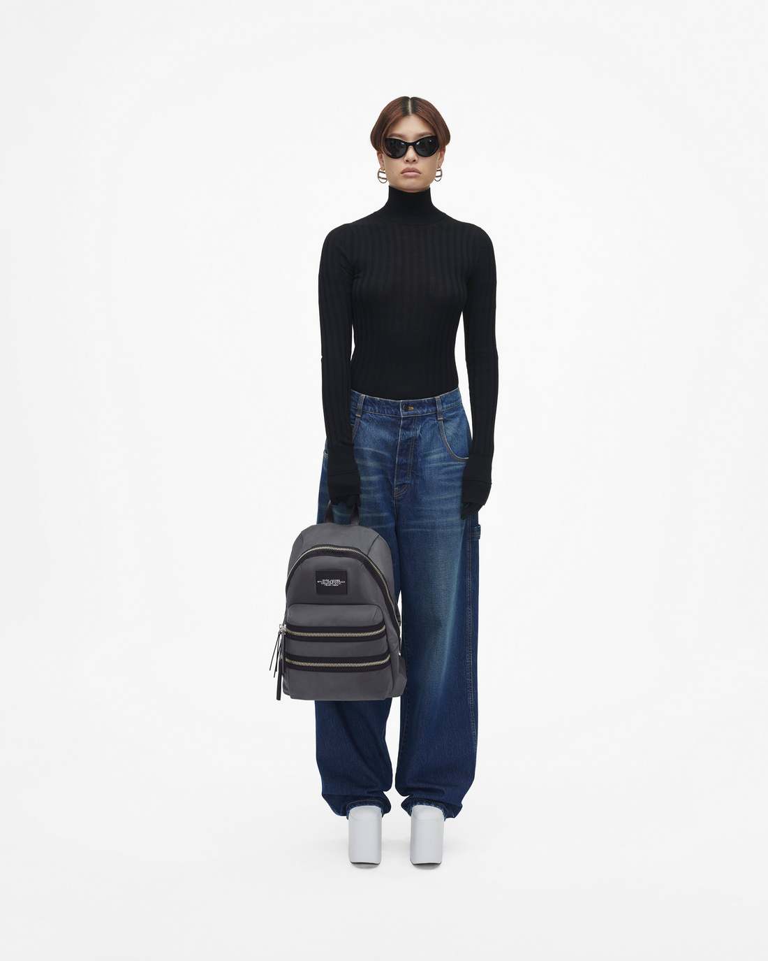 The Biker Nylon Large Backpack Dark Shadow Marc Jacobs / BAGS