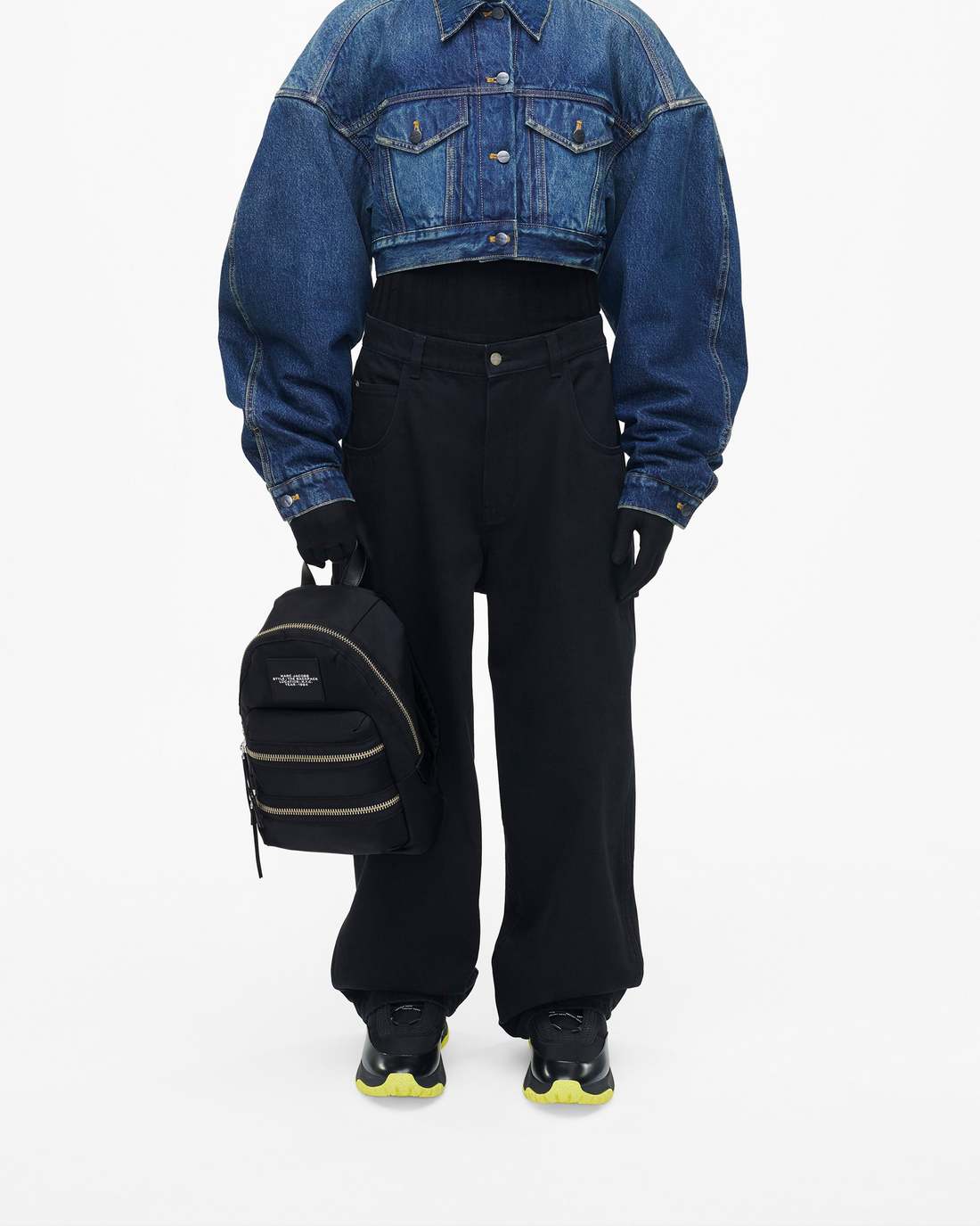 The Biker Nylon Medium Backpack Black Marc Jacobs / BAGS