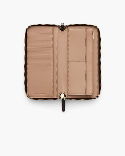 The Leather Continental Wallet Ganache Marc Jacobs / WALLETS
