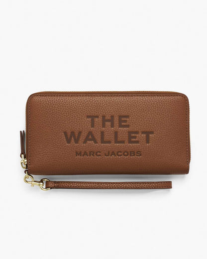 The Leather Continental Wallet Argan Oil Marc Jacobs / WALLETS