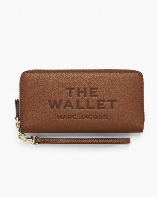 The Leather Continental Wallet Argan Oil Marc Jacobs / WALLETS