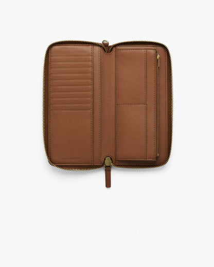 The Leather Continental Wallet Argan Oil Marc Jacobs / WALLETS