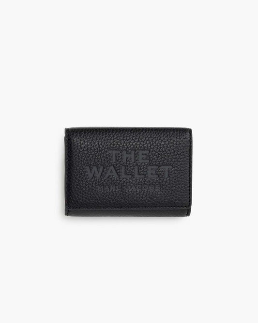 The Leather Trifold Wallet Black Marc Jacobs / WALLETS