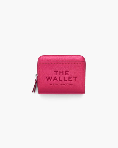 The Leather Mini Compact Wallet Raspberry Pink Marc Jacobs / WALLETS