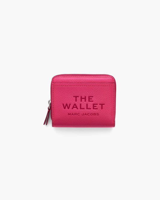 The Leather Mini Compact Wallet Raspberry Pink Marc Jacobs / WALLETS