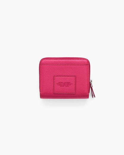 The Leather Mini Compact Wallet Raspberry Pink Marc Jacobs / WALLETS