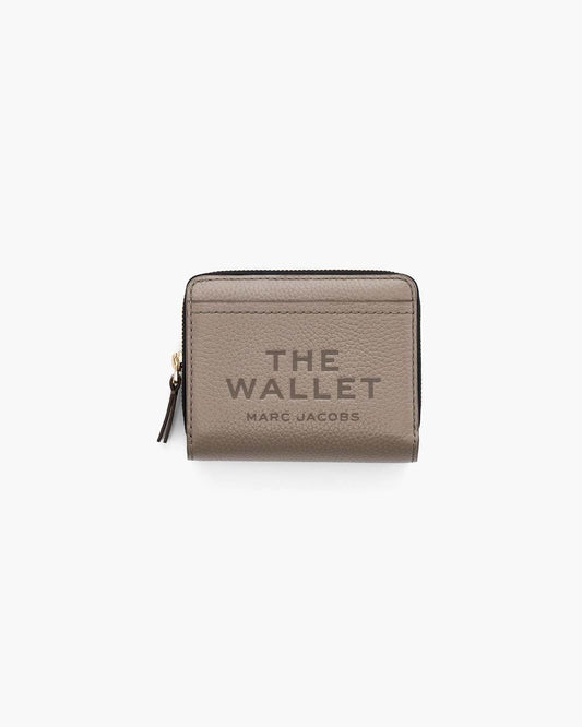 The Leather Mini Compact Wallet Cement Marc Jacobs / WALLETS