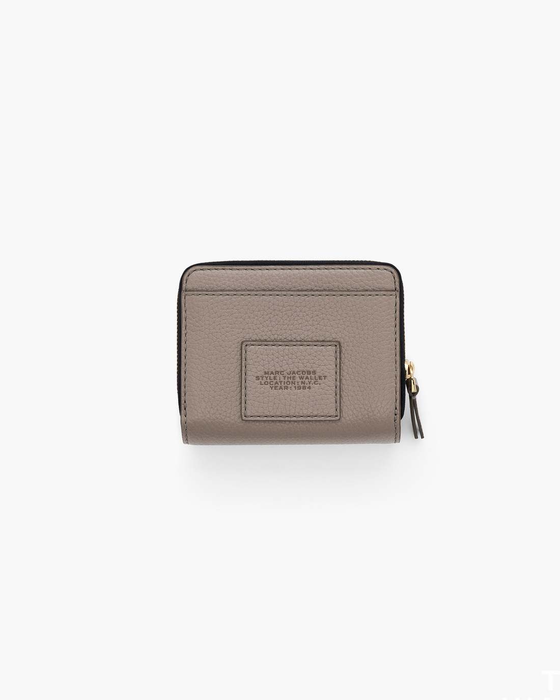 The Leather Mini Compact Wallet Cement Marc Jacobs / WALLETS