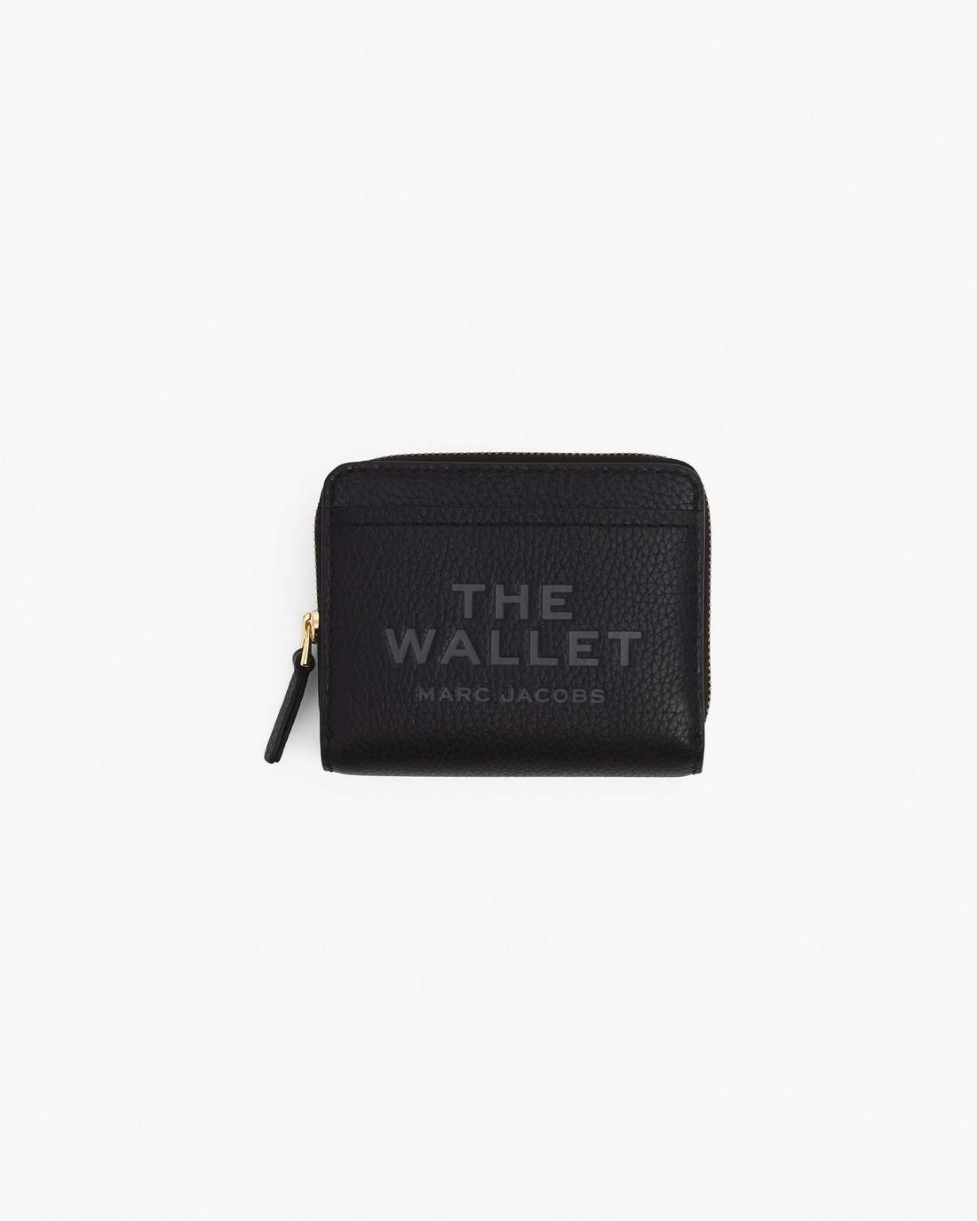 The Leather Mini Compact Wallet Black Marc Jacobs / WALLETS