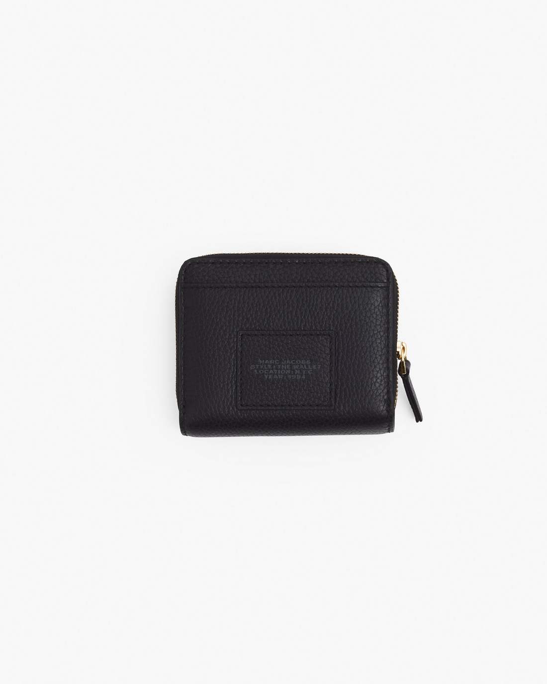 The Leather Mini Compact Wallet Black Marc Jacobs / WALLETS