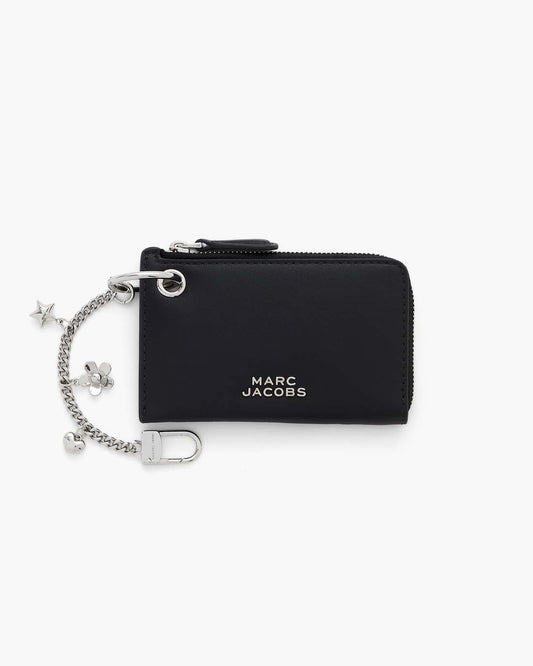 The Everyday Top Zip Charm Wallet Black Marc Jacobs / WALLETS|ACCESSORIES|NEW ARRIVALS