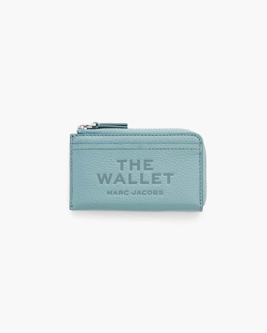 The Leather Top Zip Multi Wallet Sky Blue Marc Jacobs / WALLETS|NEW ARRIVALS