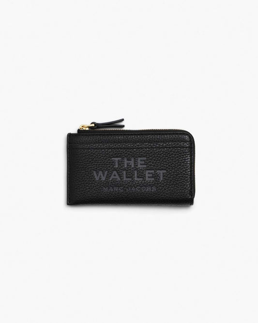 The Leather Top Zip Multi Wallet Black Marc Jacobs / WALLETS
