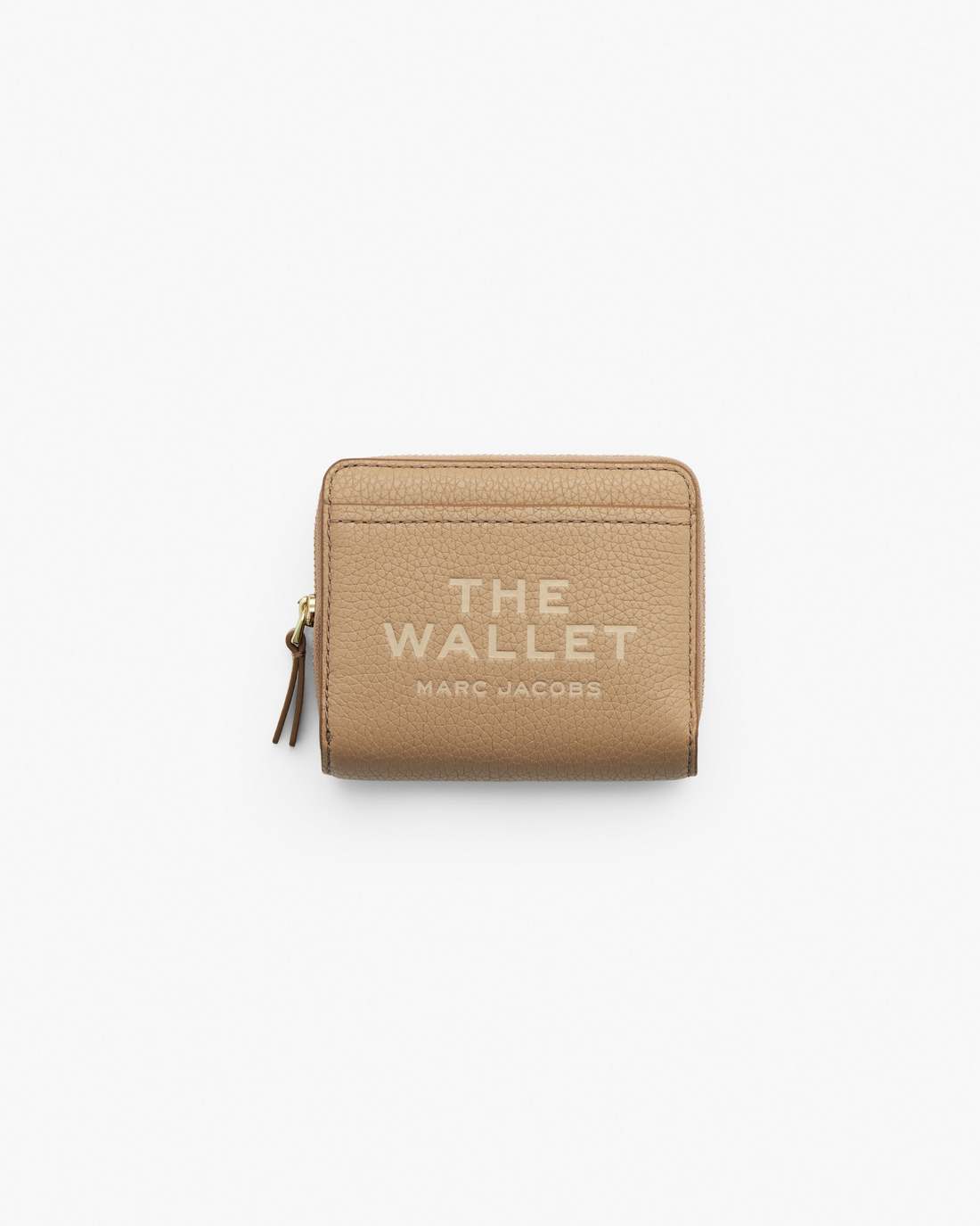 The Leather Mini Compact Wallet Camel Marc Jacobs / WALLETS