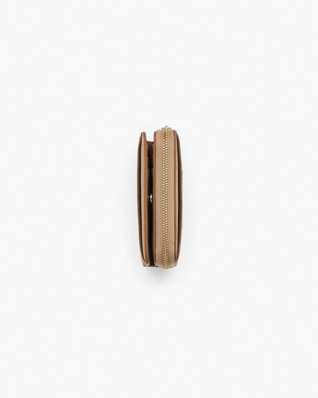 The Leather Mini Compact Wallet Camel Marc Jacobs / WALLETS