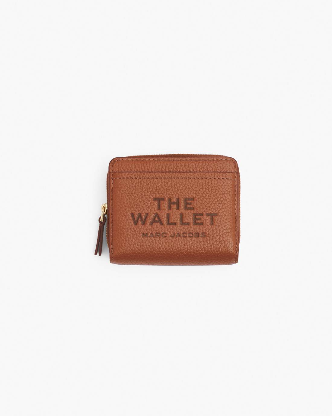 The Leather Mini Compact Wallet Argan Oil Marc Jacobs / WALLETS