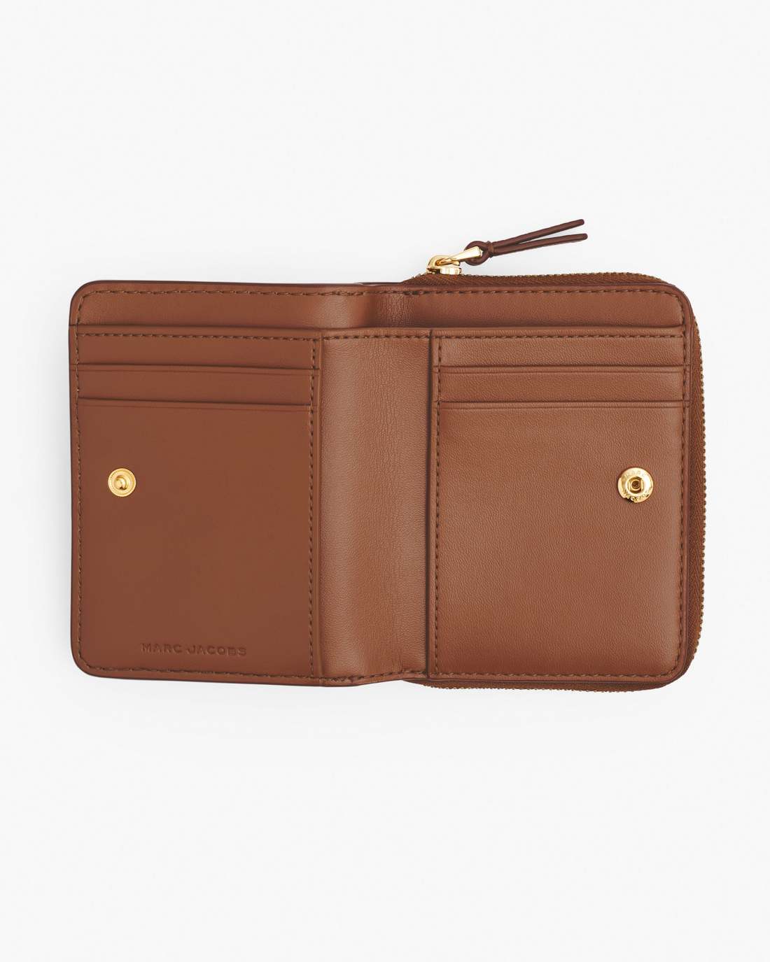 The Leather Mini Compact Wallet Argan Oil Marc Jacobs / WALLETS