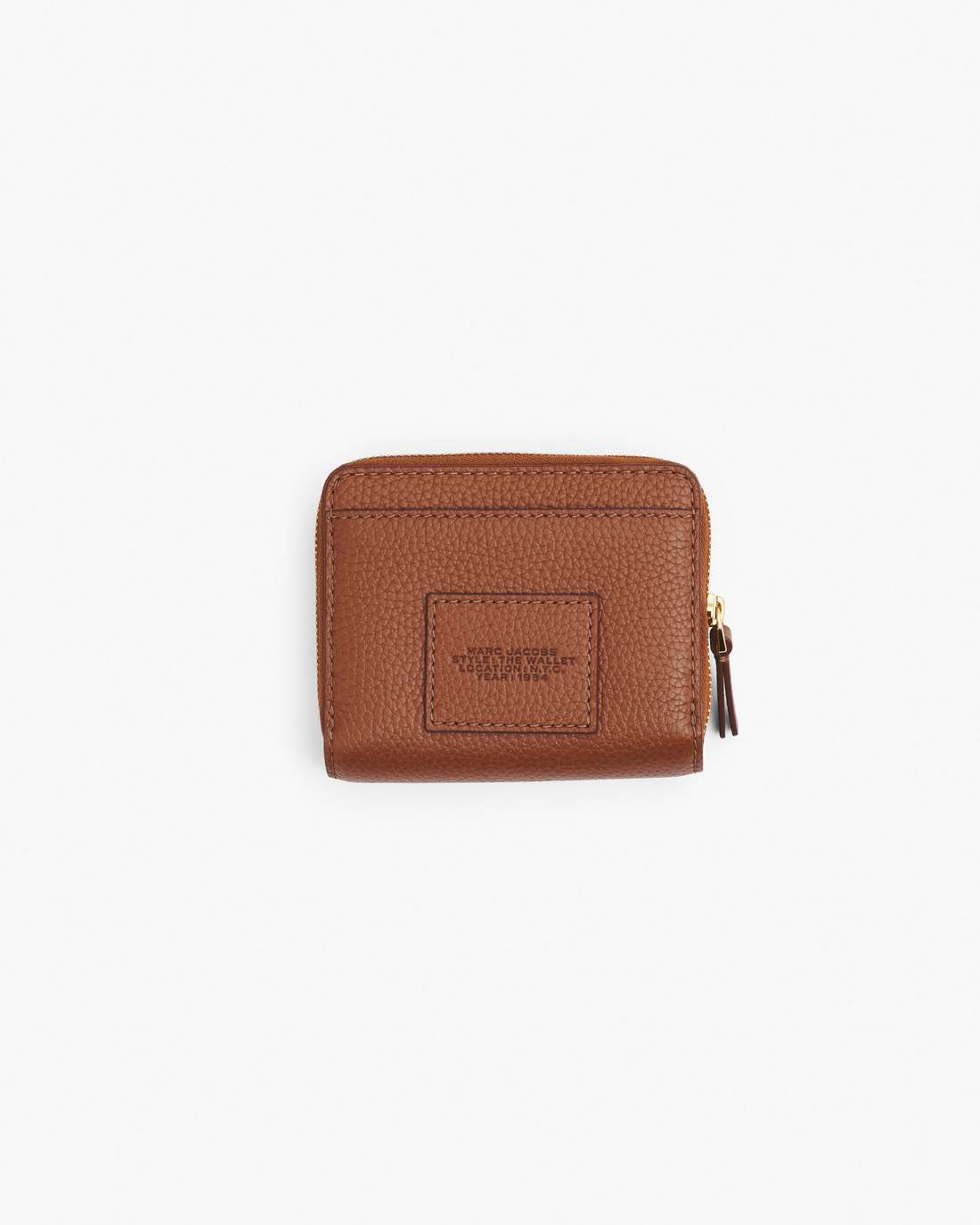 The Leather Mini Compact Wallet Argan Oil Marc Jacobs / WALLETS