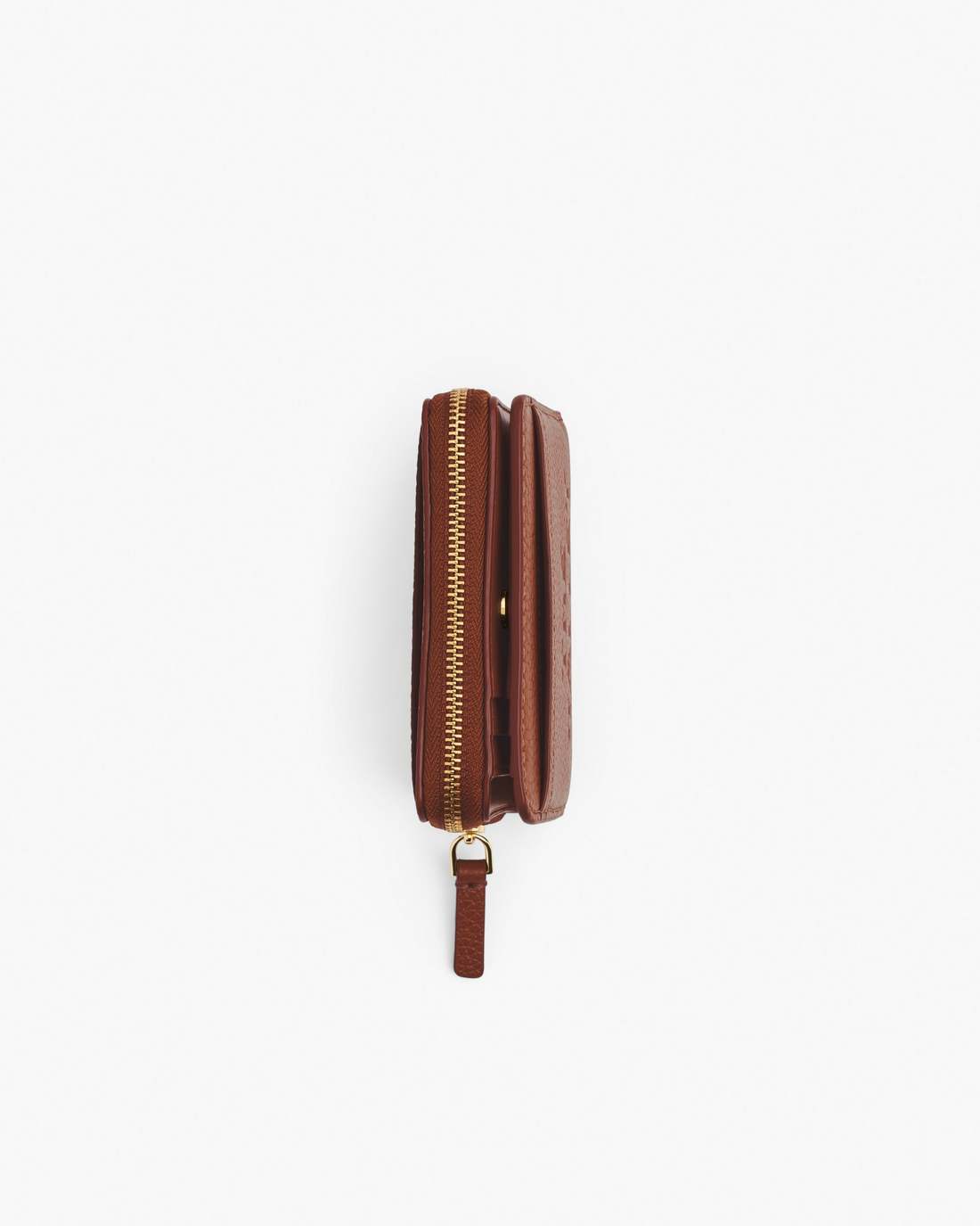 The Leather Mini Compact Wallet Argan Oil Marc Jacobs / WALLETS