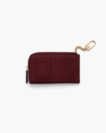 The Leather Top Zip Multi Wallet Cherry Marc Jacobs / WALLETS