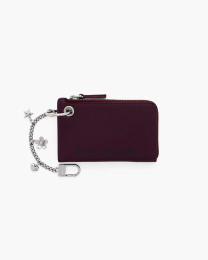 The Top Zip Charm Wallet Dark Plum Marc Jacobs / WALLETS|ACCESSORIES