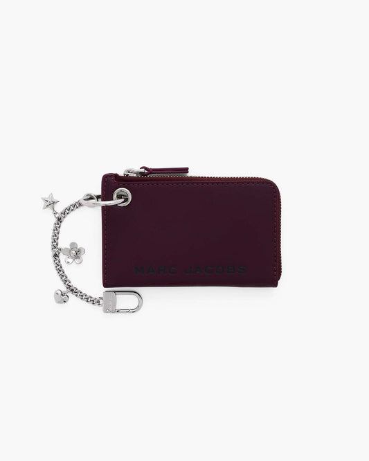 The Top Zip Charm Wallet Dark Plum Marc Jacobs / WALLETS|ACCESSORIES