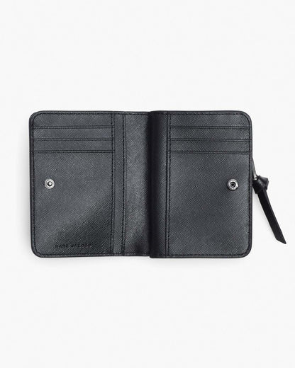 The Utility Snapshot DTM Mini Compact Wallet Black Marc Jacobs / WALLETS