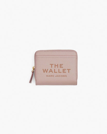 The Leather Mini Compact Wallet Rose Marc Jacobs / WALLETS