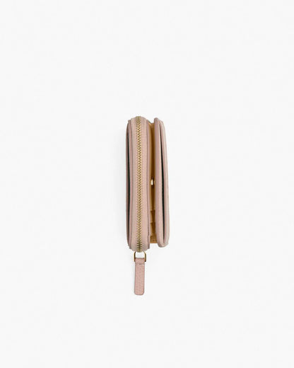 The Leather Mini Compact Wallet Rose Marc Jacobs / WALLETS