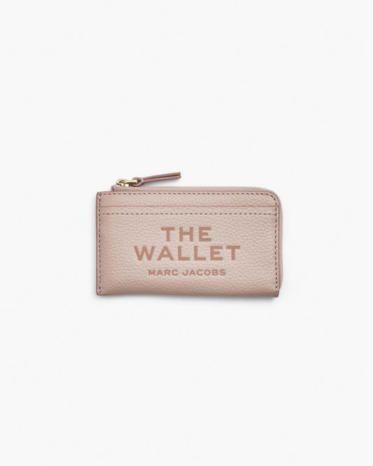 The Leather Top Zip Multi Wallet Rose Marc Jacobs / WALLETS