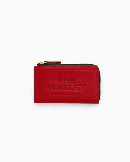 The Leather Top Zip Multi Wallet True Red Marc Jacobs / WALLETS|NEW ARRIVALS