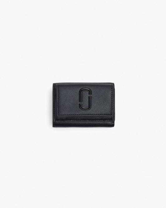 The Utility Snapshot DTM Mini Trifold Wallet Black Marc Jacobs / WALLETS