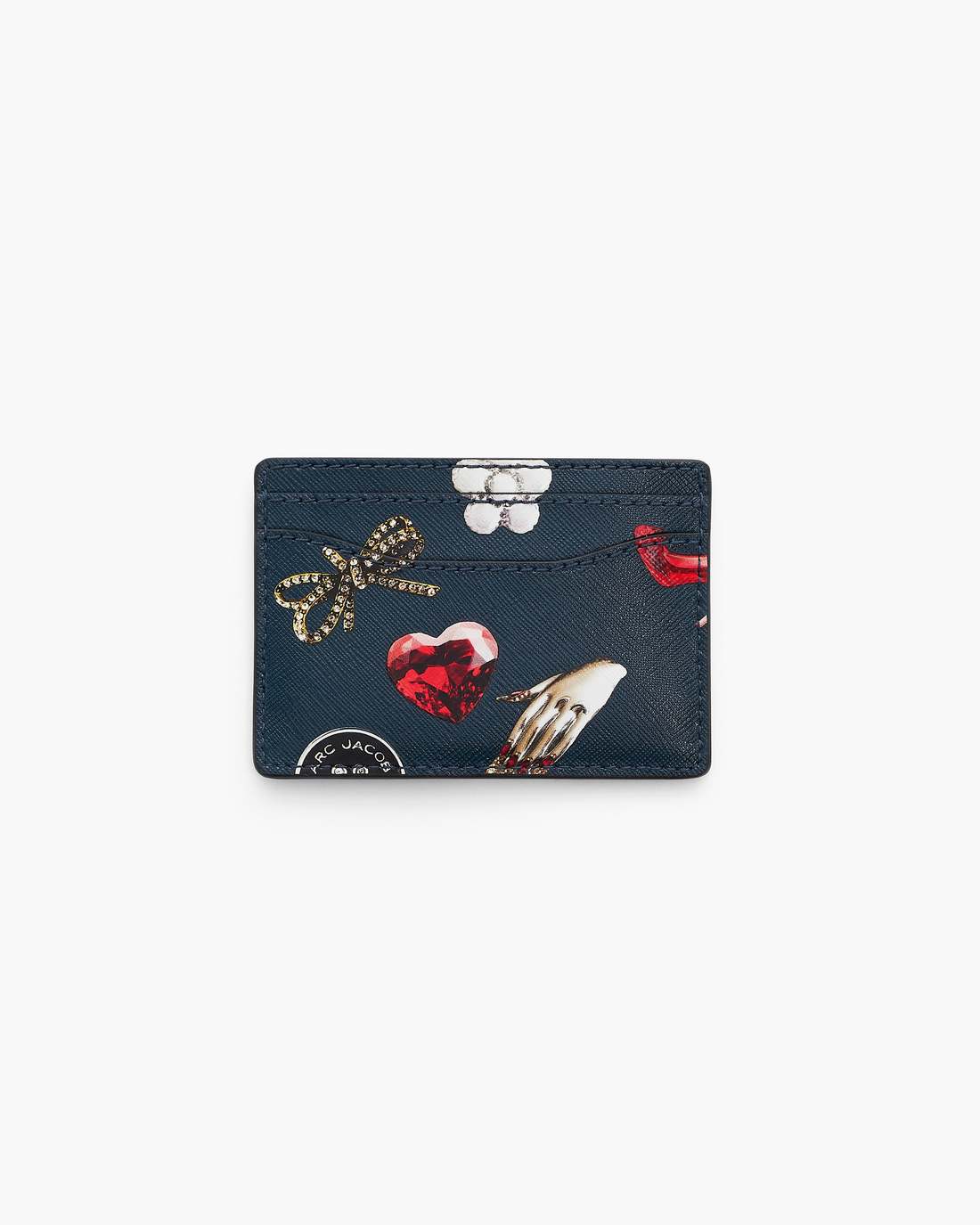 The Trinket Utility Snapshot Card Case Navy Multi Marc Jacobs / WALLETS|NEW ARRIVALS