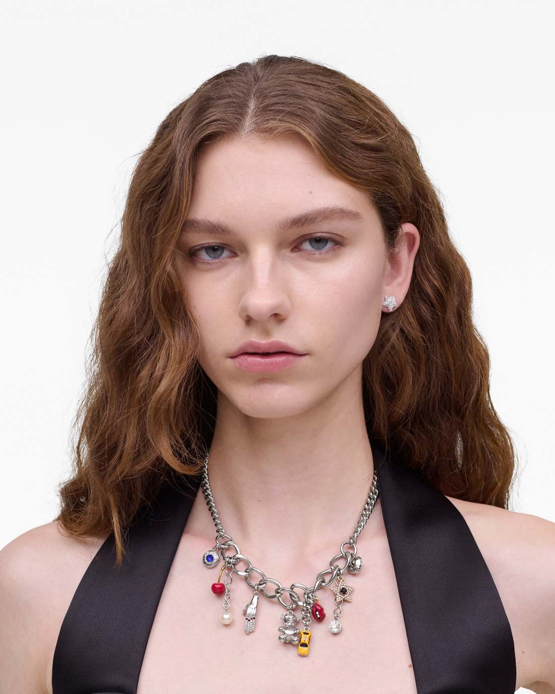 Marc Jacobs The Trinket Charm Necklace Silver/Multi