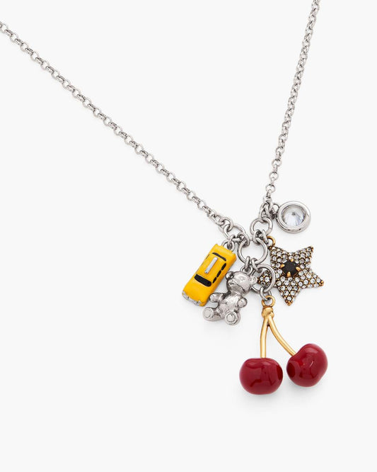 The Trinket Cluster Necklace Silver/Multi Marc Jacobs / JEWELRY|NEW ARRIVALS