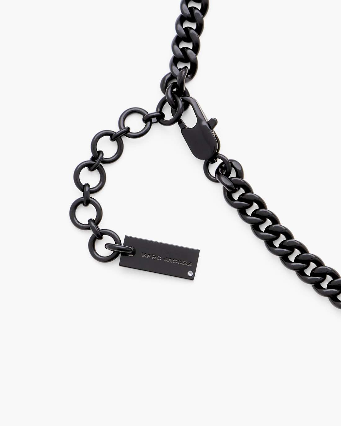 Mini Icon Pave Charm Necklace Black/Black Crystal Marc Jacobs / JEWELRY