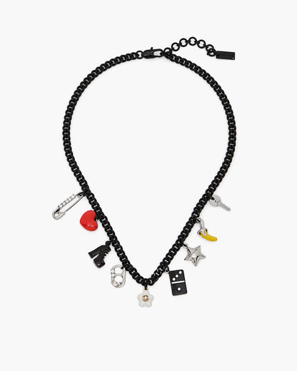 The Collector Charm Necklace Black Multi Marc Jacobs / JEWELRY