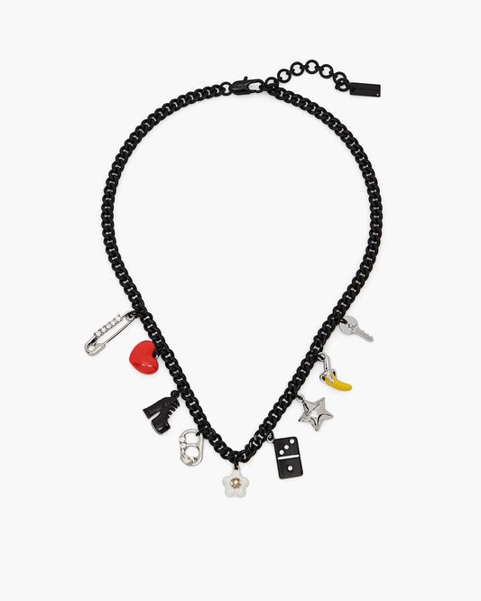 The Collector Charm Necklace Black Multi Marc Jacobs / JEWELRY